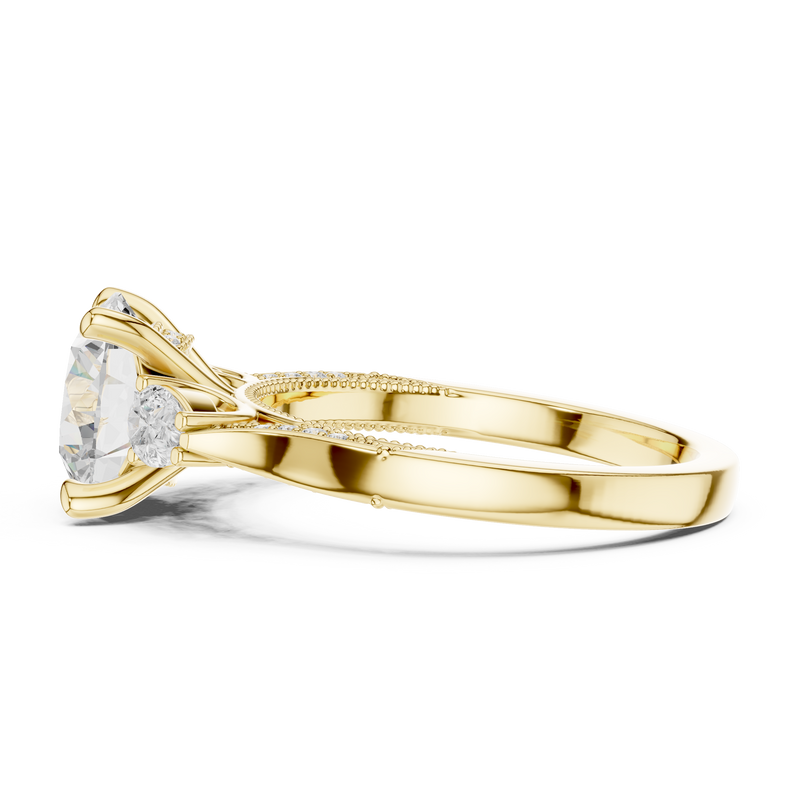 Ladies Ring DDLR-1045@7 - Yellow Gold - Image