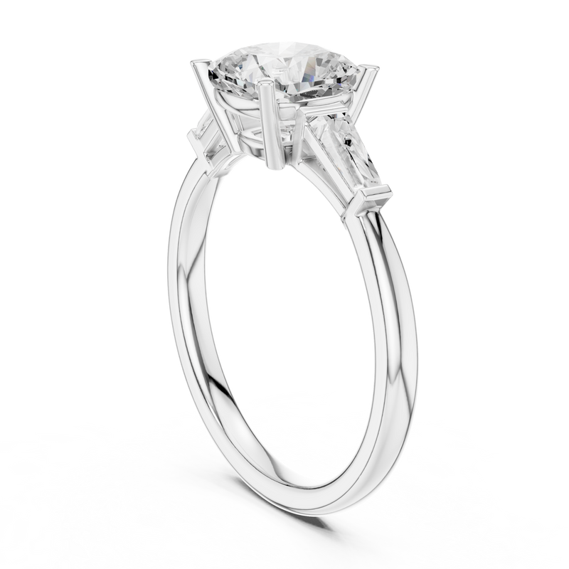Ladies Ring DDLR-1046@7 - White Gold - Image