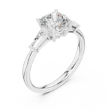 Ladies Ring DDLR-1046@7 - White Gold - Image