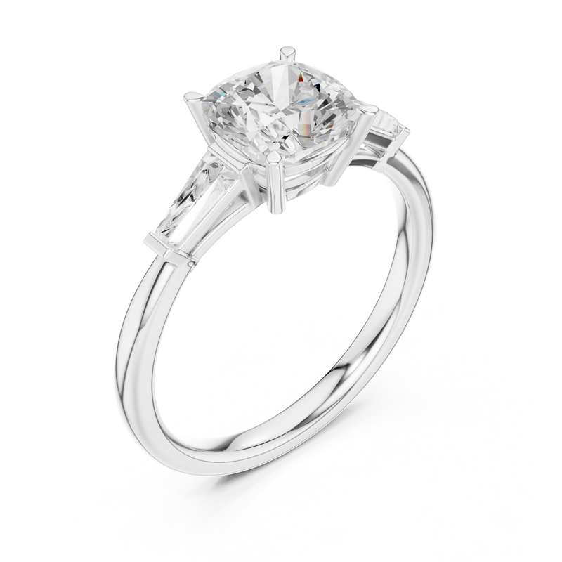 Ladies Ring DDLR-1046@7 - White Gold - Image