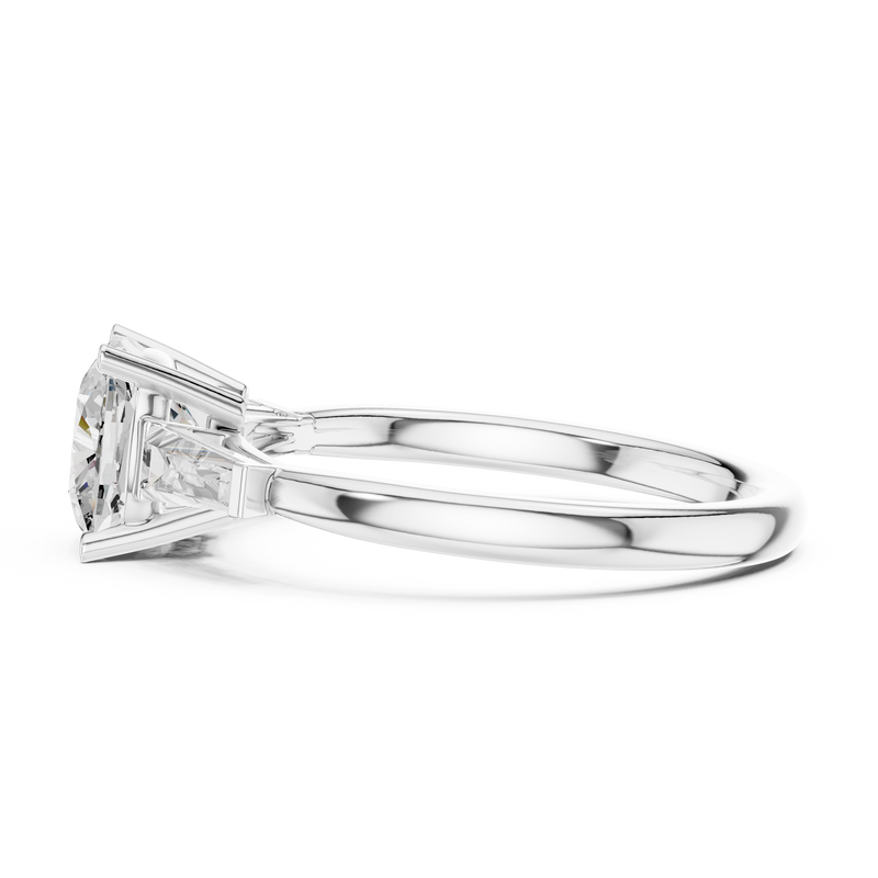 Ladies Ring DDLR-1046@7 - White Gold - Image
