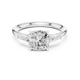 Ladies Ring DDLR-1046@7 - White Gold - Image