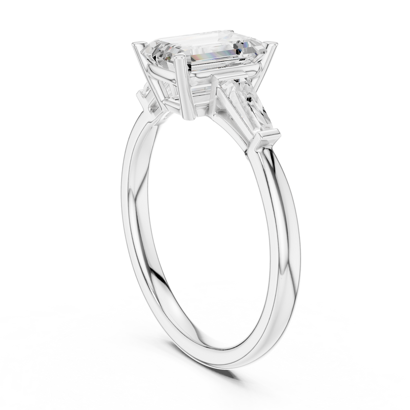 Ladies Ring DDLR-1047@7 - White Gold - Image