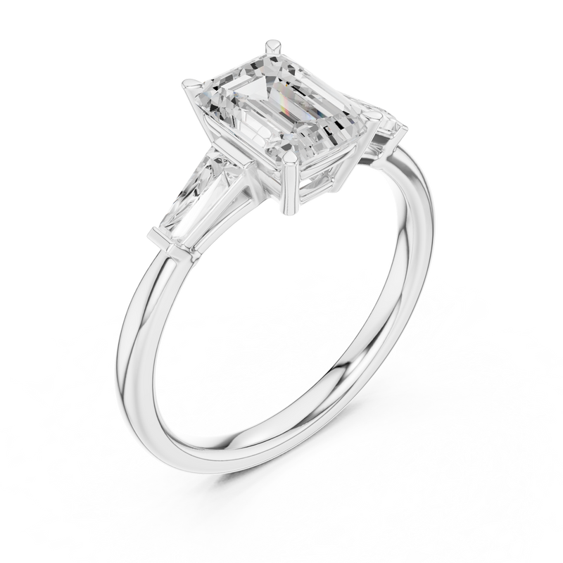 Ladies Ring DDLR-1047@7 - White Gold - Image
