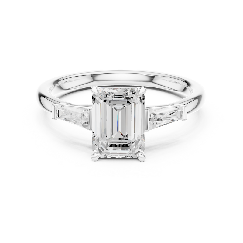 Ladies Ring DDLR-1047@7 - White Gold - Image