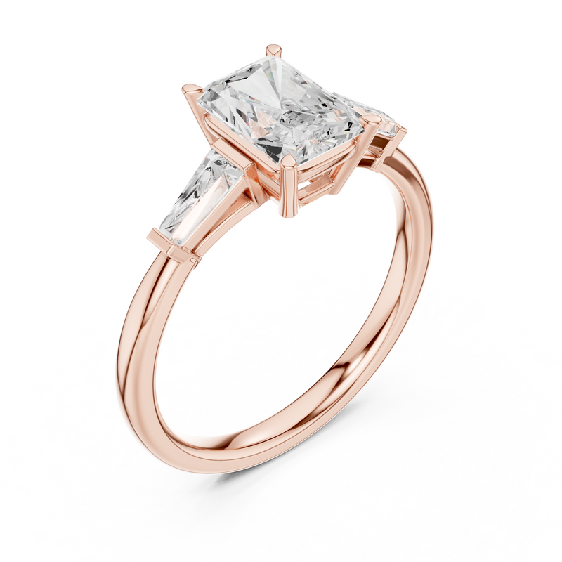 Ladies Ring DDLR-1048@7 - Rose Gold - Image