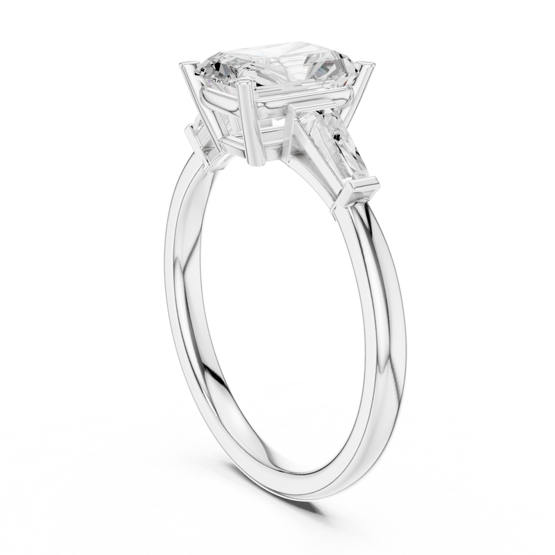 Ladies Ring DDLR-1048@7 - White Gold - Image
