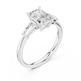 Ladies Ring DDLR-1048@7 - White Gold - Image