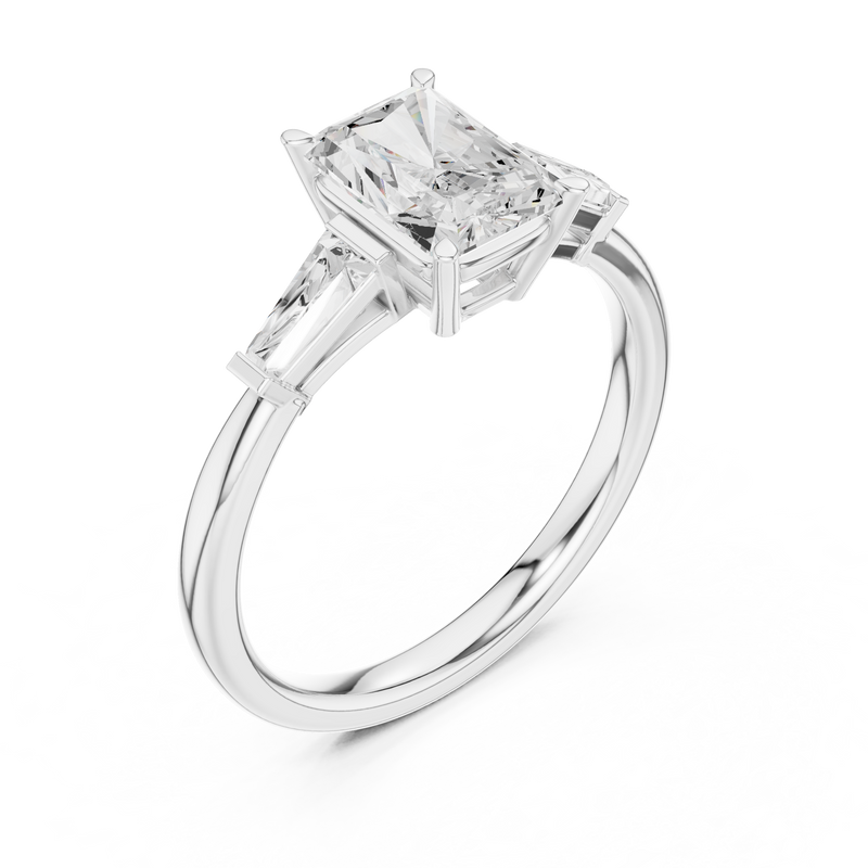 Ladies Ring DDLR-1048@7 - White Gold - Image
