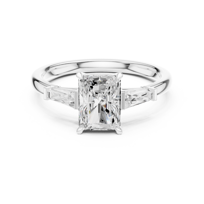 Ladies Ring DDLR-1048@7 - White Gold - Image