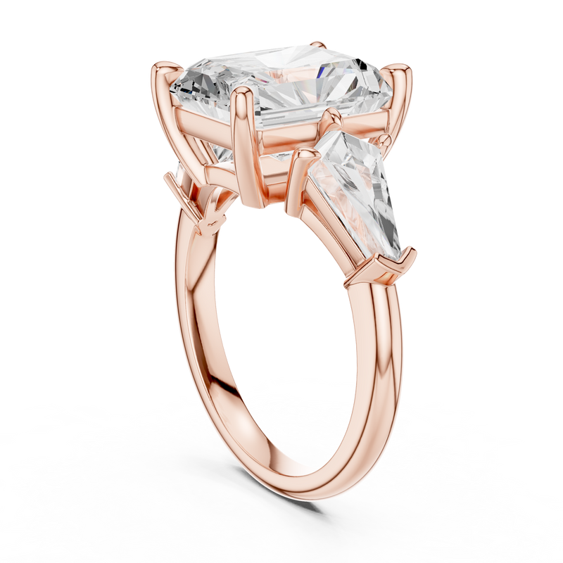 Ladies Ring DDLR-1049@7 - Rose Gold - Image