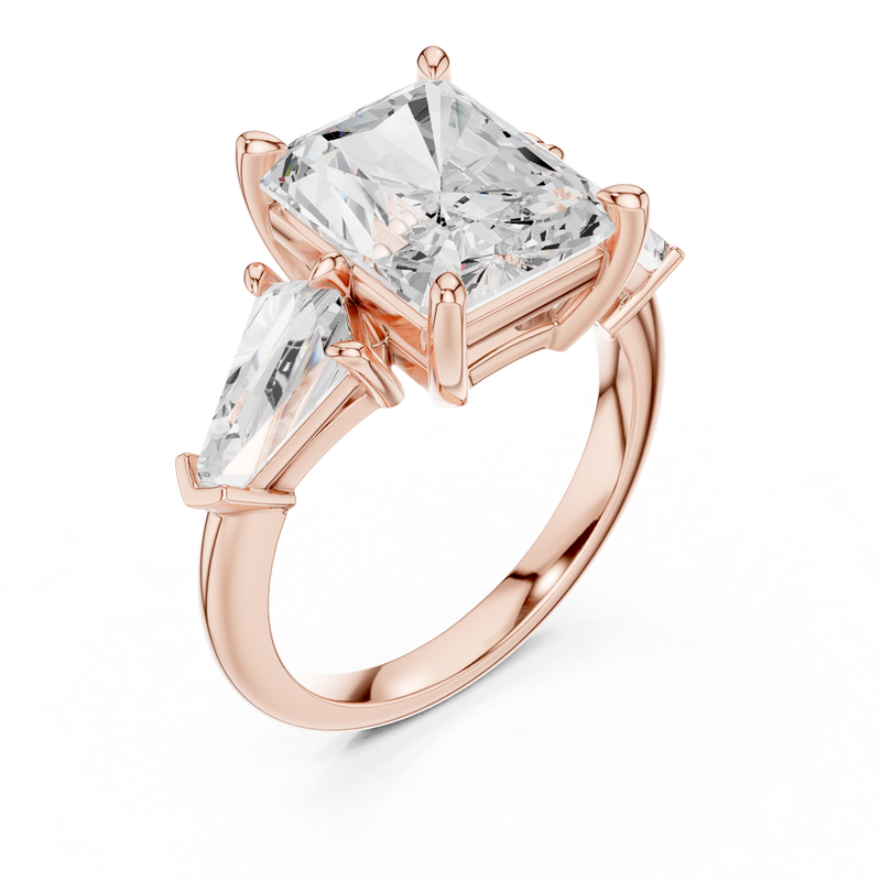 Ladies Ring DDLR-1049@7 - Rose Gold - Image