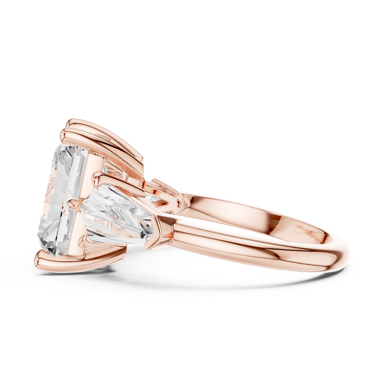 Ladies Ring DDLR-1049@7 - Rose Gold - Image