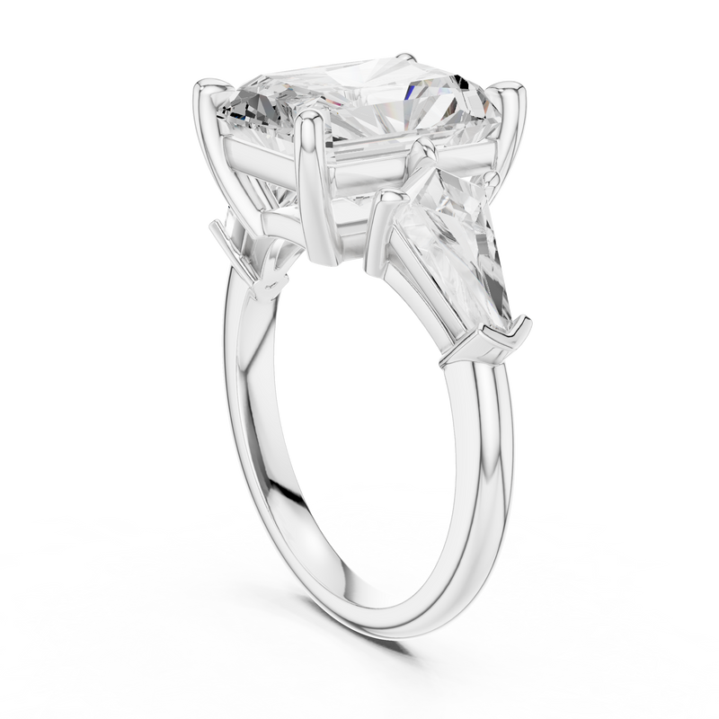 Ladies Ring DDLR-1049@7 - White Gold - Image