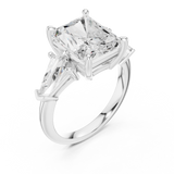 Ladies Ring DDLR-1049@7 - White Gold - Image