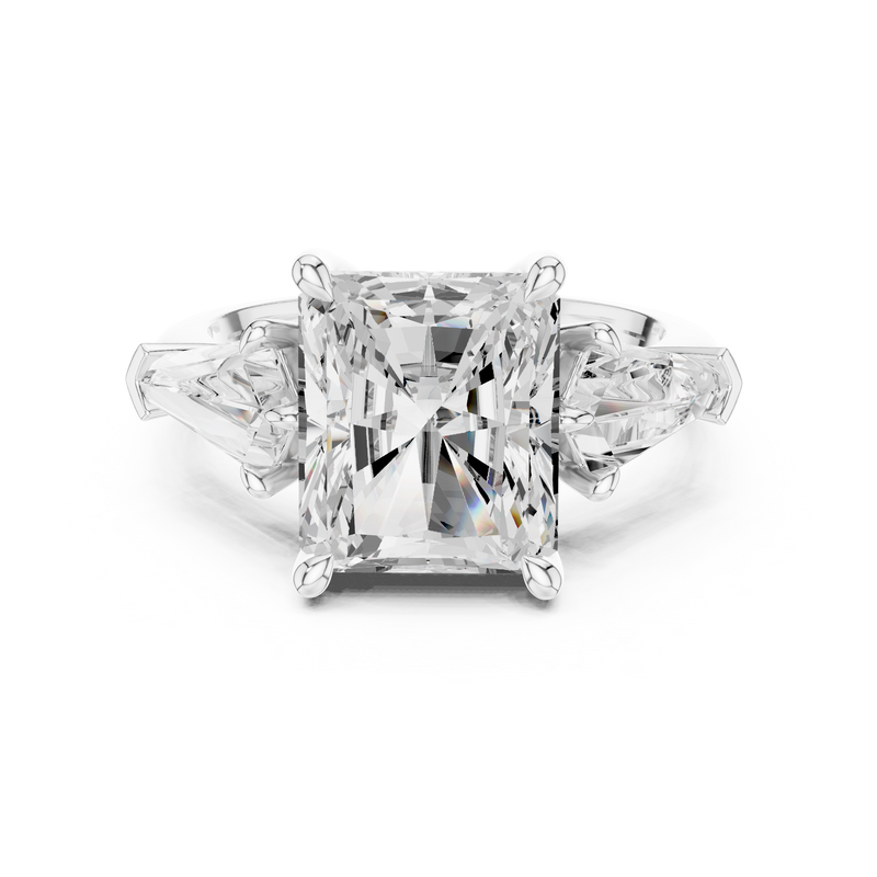 Ladies Ring DDLR-1049@7 - White Gold - Image