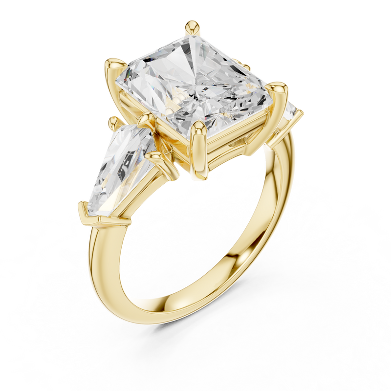 Ladies Ring DDLR-1049@7 - Yellow Gold - Image