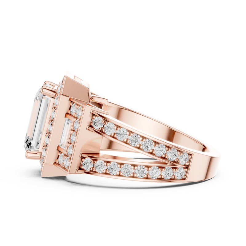 Ladies Ring DDLR-1050@7 - Rose Gold - Image