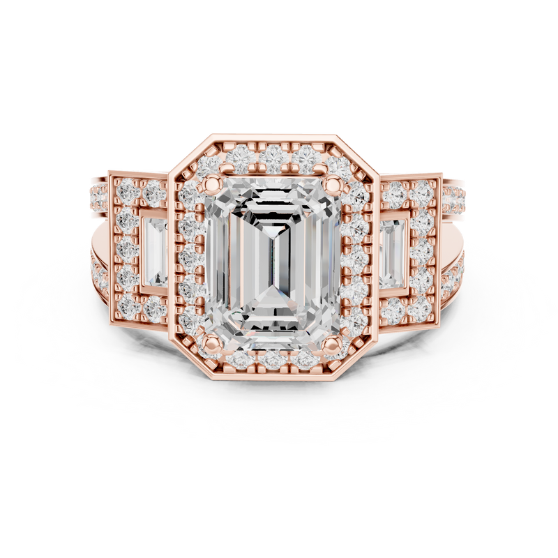 Ladies Ring DDLR-1050@7 - Rose Gold - Image