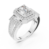 Ladies Ring DDLR-1050@7 - White Gold - Image