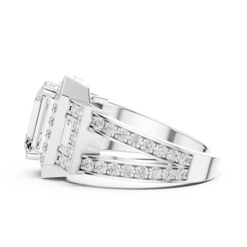 Ladies Ring DDLR-1050@7 - White Gold - Image