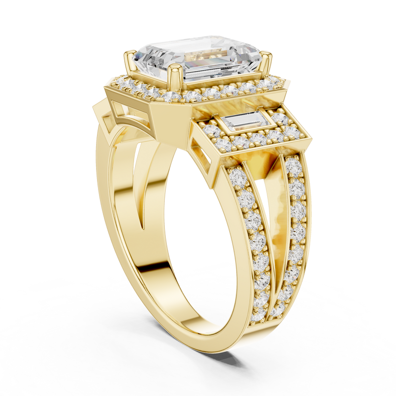 Ladies Ring DDLR-1050@7 - Yellow Gold - Image