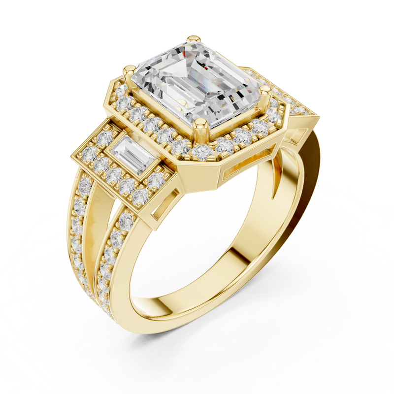 Ladies Ring DDLR-1050@7 - Yellow Gold - Image