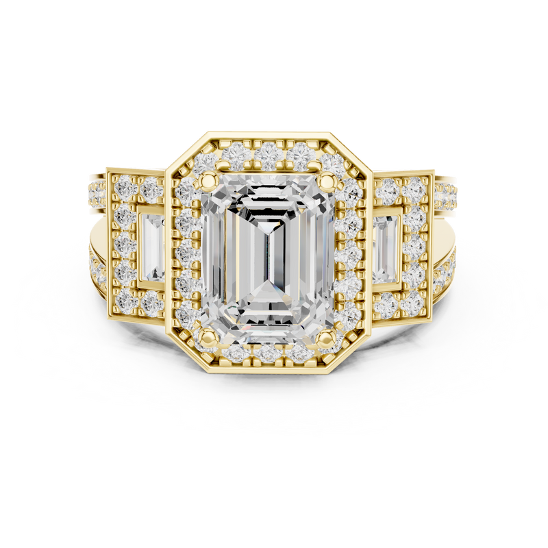 Ladies Ring DDLR-1050@7 - Yellow Gold - Image
