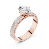 Ladies Ring DDLR-1051@7 - Rose Gold - Image