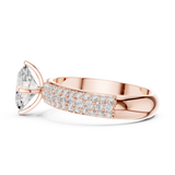 Ladies Ring DDLR-1051@7 - Rose Gold - Image