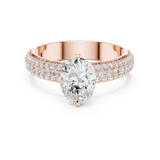 Ladies Ring DDLR-1051@7 - Rose Gold - Image