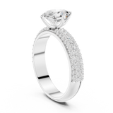 Ladies Ring DDLR-1051@7 - White Gold - Image