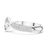 Ladies Ring DDLR-1051@7 - White Gold - Image