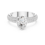 Ladies Ring DDLR-1051@7 - White Gold - Image