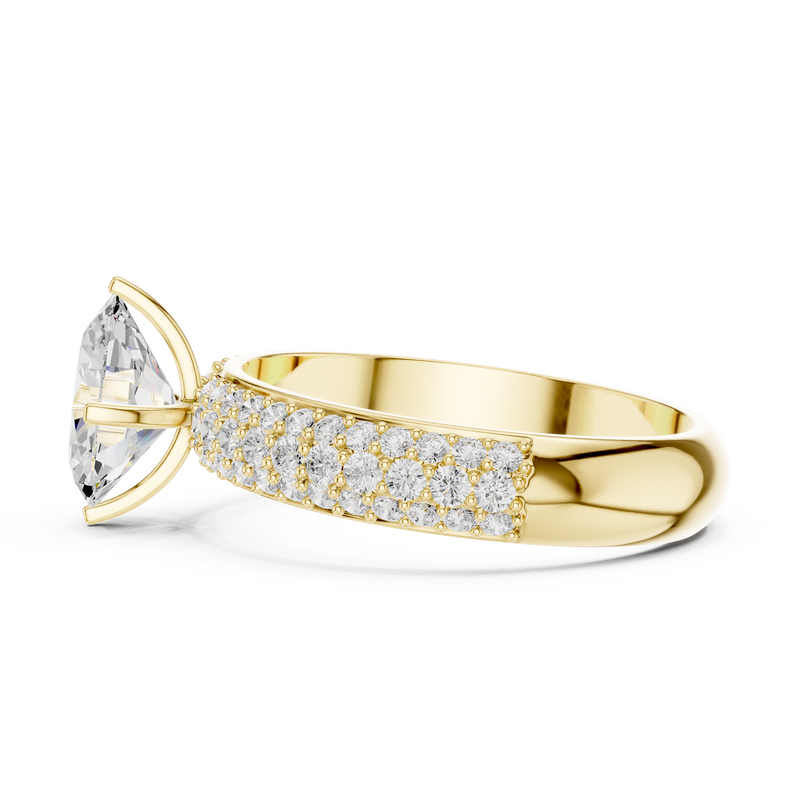 Ladies Ring DDLR-1051@7 - Yellow Gold - Image