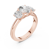 Ladies Ring DDLR-1053@7 - Rose Gold - Image