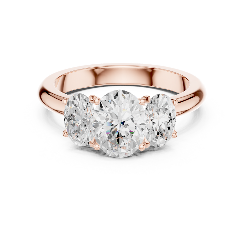 Ladies Ring DDLR-1053@7 - Rose Gold - Image