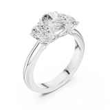Ladies Ring DDLR-1053@7 - White Gold - Image