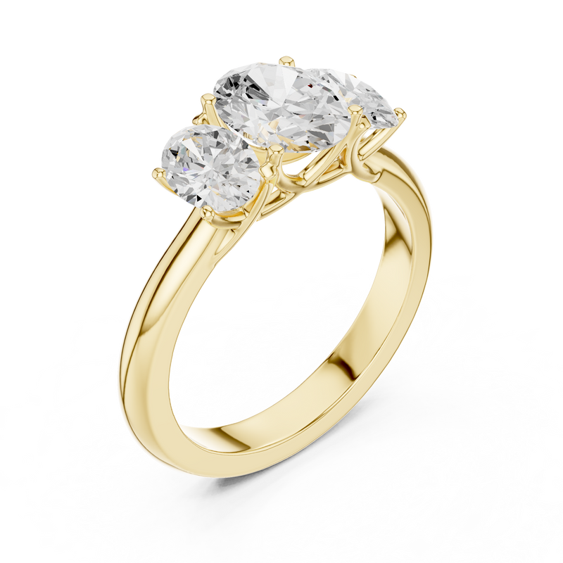Ladies Ring DDLR-1053@7 - Yellow Gold - Image