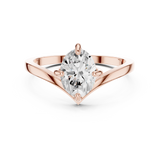 Ladies Ring DDLR-1055@7 - Rose Gold - Image