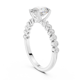 Ladies Ring DDLR-1058@7 - White Gold - Image