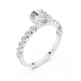 Ladies Ring DDLR-1058@7 - White Gold - Image