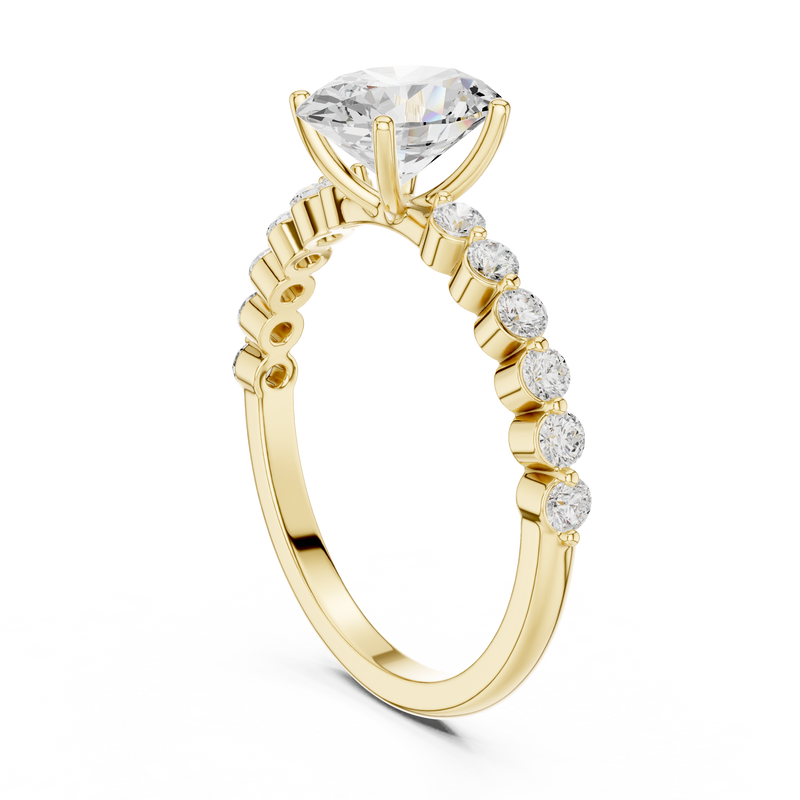 Ladies Ring DDLR-1058@7 - Yellow Gold - Image