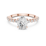 Ladies Ring DDLR-1058@7 - Rose Gold - Image