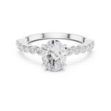 Ladies Ring DDLR-1058@7 - White Gold - Image