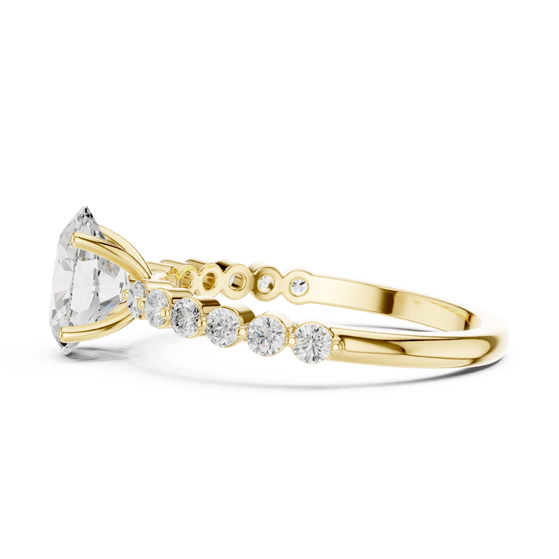 Ladies Ring DDLR-1058@7 - Yellow Gold - Image
