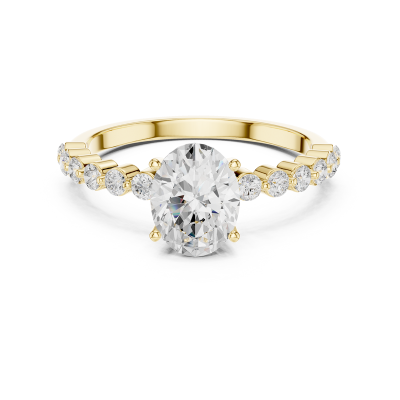 Ladies Ring DDLR-1058@7 - Yellow Gold - Image