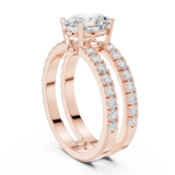 Ladies Ring DDLR-1060@7 - Rose Gold - Image