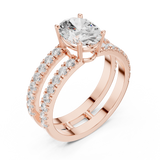 Ladies Ring DDLR-1060@7 - Rose Gold - Image