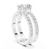 Ladies Ring DDLR-1060@7 - White Gold - Image